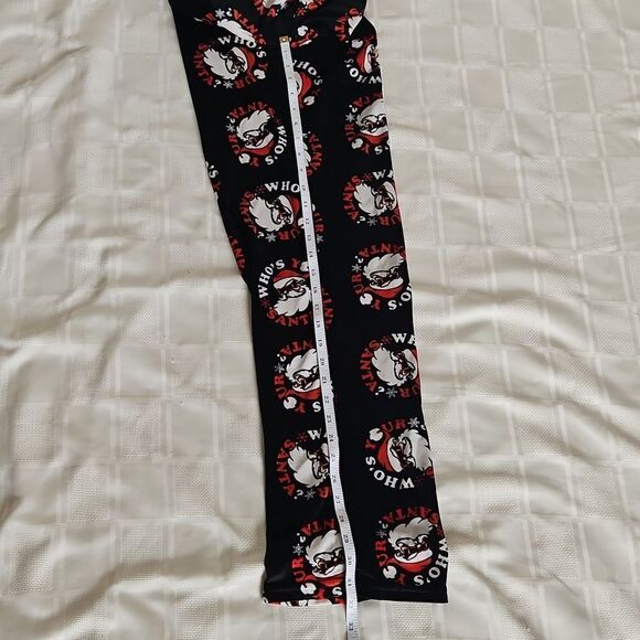 MAD Engine Women's Polyester Christmas PJ Bottom Small Black & Red - Picture 11 of 16